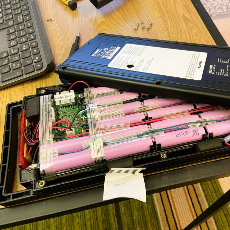 Vårtecken, elcykelbatterier från Biltema 27-1402100 / 27-1402110 trillar in för reparation