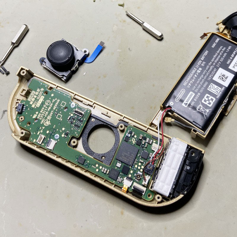 Byte av joystick på Nintendo Switch kontroll