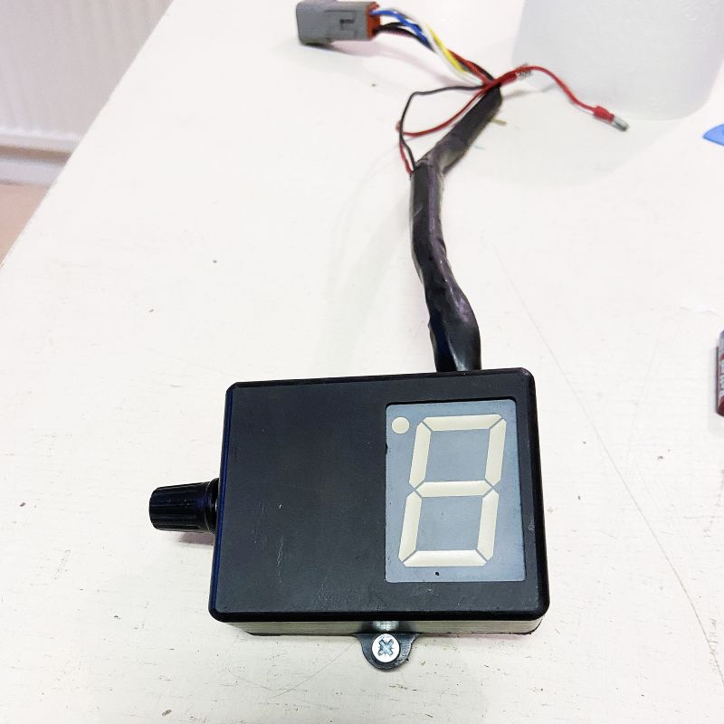 Växelindikator till rallybil - Funktionstest