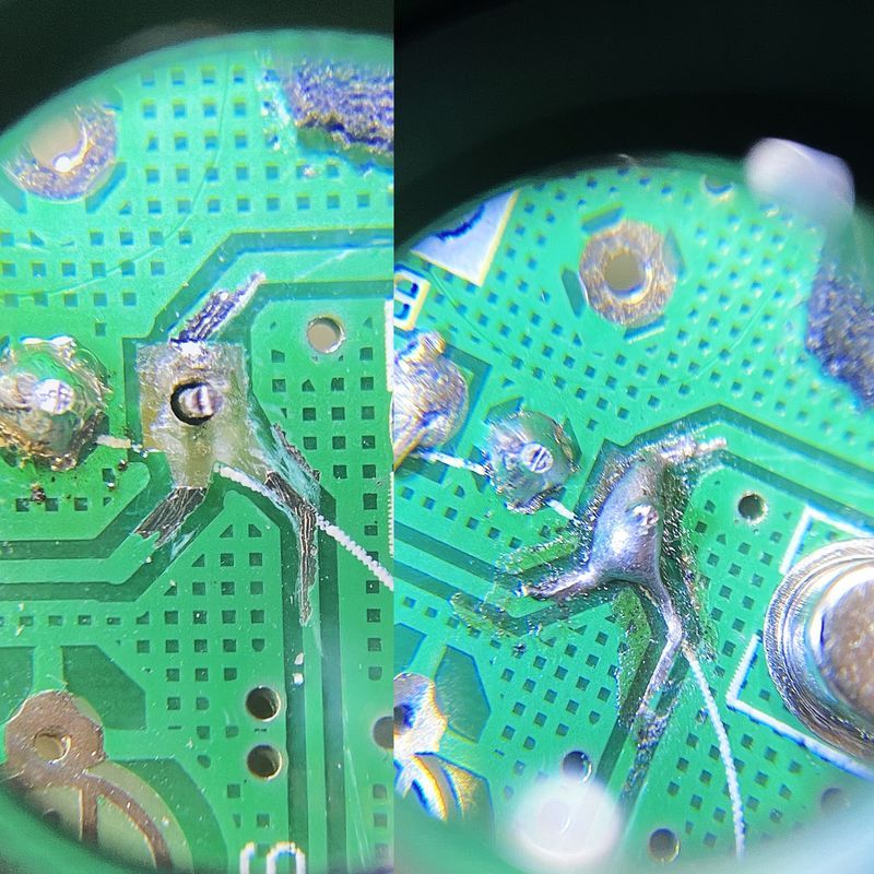 Reparation av förstört kretskort - Guitar Hero