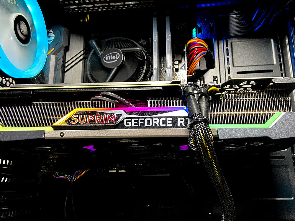 Speldator med blåskärm och RTX3070