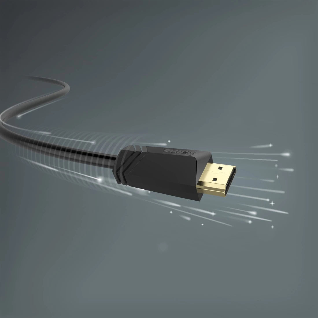 Hama HDMI-kabel 7.5m High Speed 4K@60Hz med Ethernet