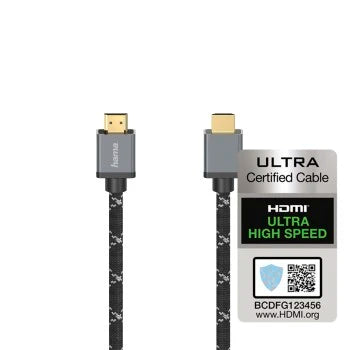 Hama HDMI-kabel Ultra High Speed 8K@60Hz/4K@120Hz, HDMI 2.1 2m