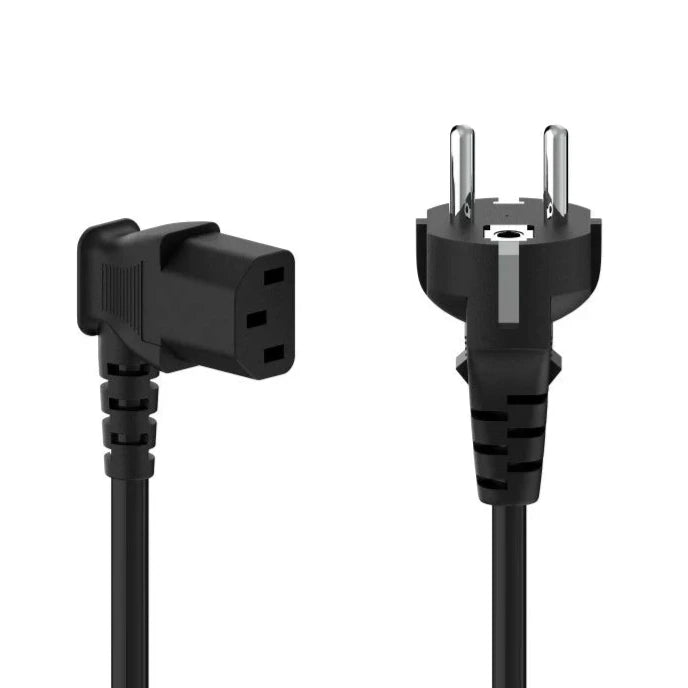 Hama Strömkabel 5m jordad stickpropp till IEC C13 (vinkel)