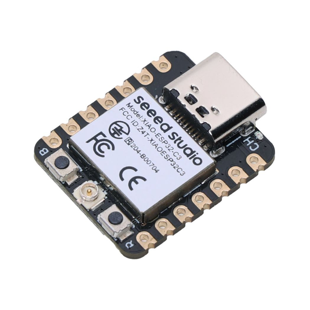 Seeed Studio XIAO ESP32-C3 Utvecklingskort WiFi/BLE 21x17.8mm USB-C, XIAO ESP32-C3