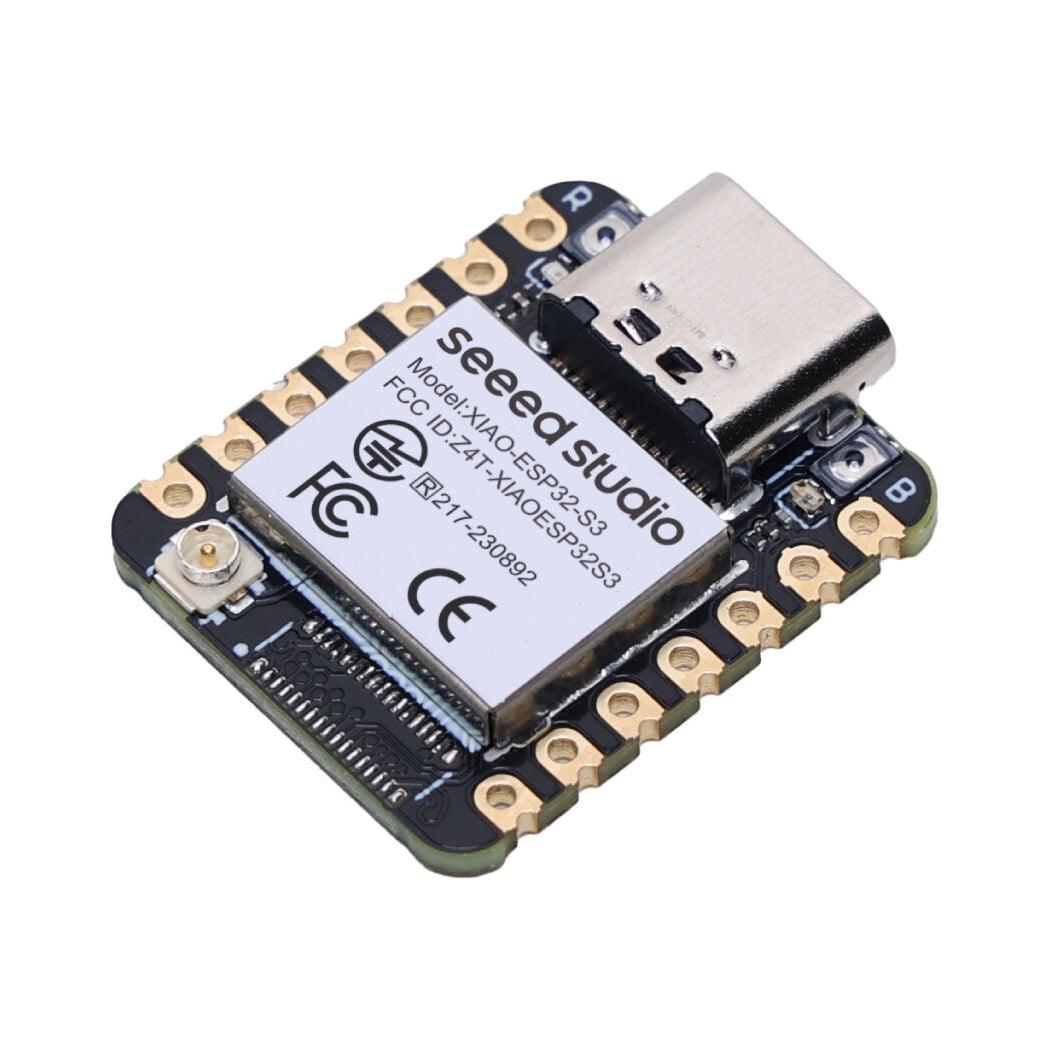 Seeed Studio XIAO ESP32-S3 Utvecklingskort WiFi/BLE 21x17.8mm USB-C, XIAO ESP32-S3