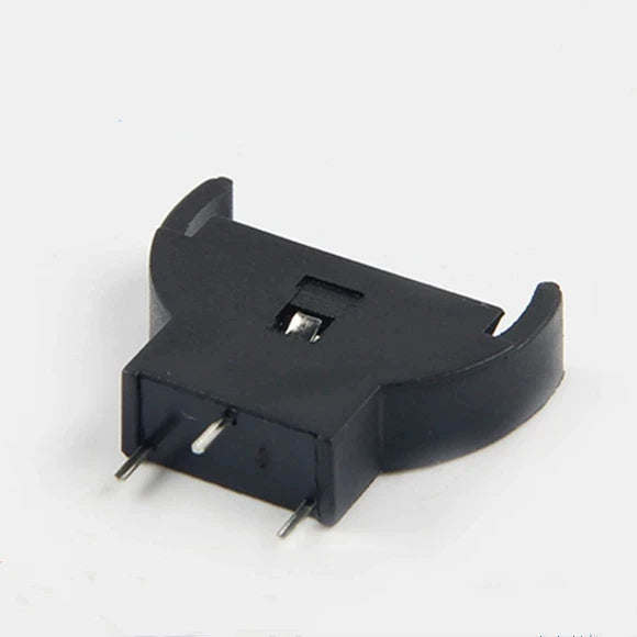 Batterihållare knappcell 20mm, stående hålmonterad