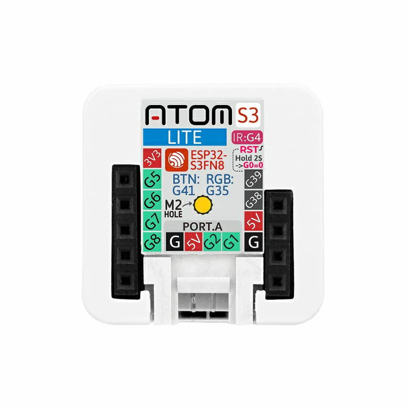 M5Stack C124 - AtomS3 Lite ESP32S3 Dev Kit, Programmerbar Kontroller