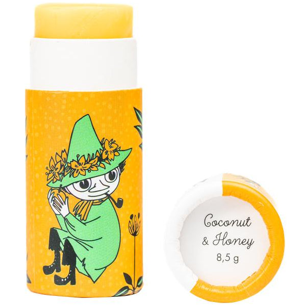 Moomin by G&L - Läppcerat av bivax med kokos & honung, 8.5g 57x22mm