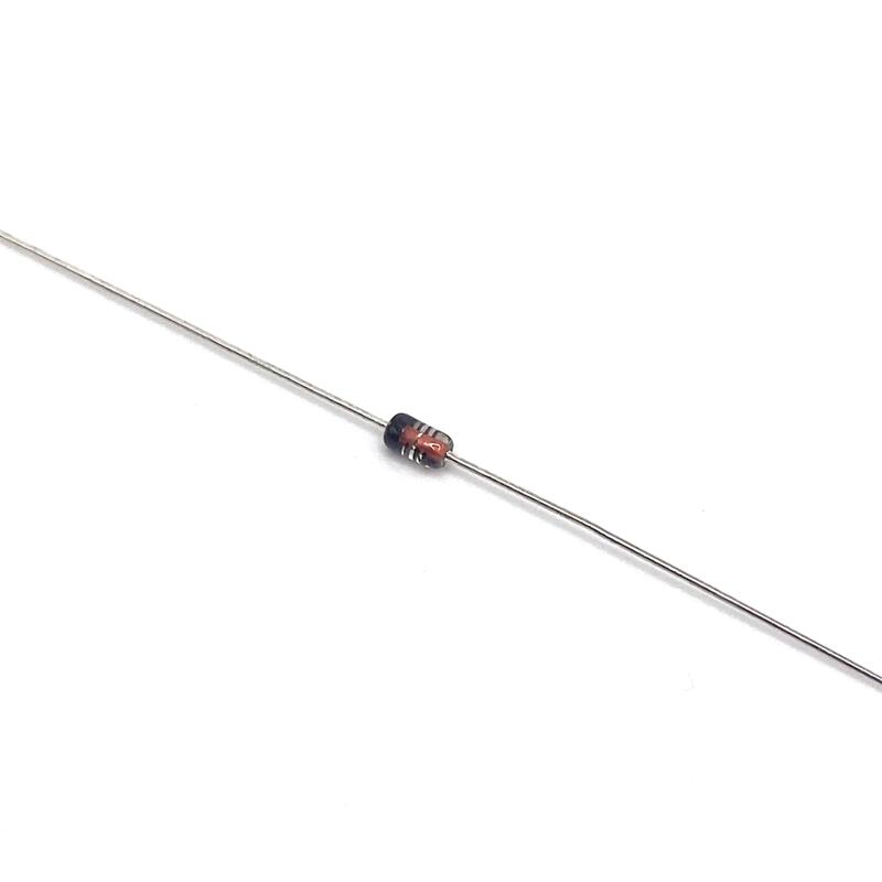 10st Småsignaldiod 1N4148 A0G - 100V, 150mA, 4ns, DO-204AH, hålmonterad