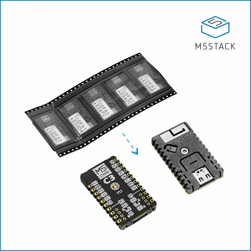M5Stamp K024-B - C3 (5-pack) - ESP32-C3 RISC-V MCU med Wi-Fi