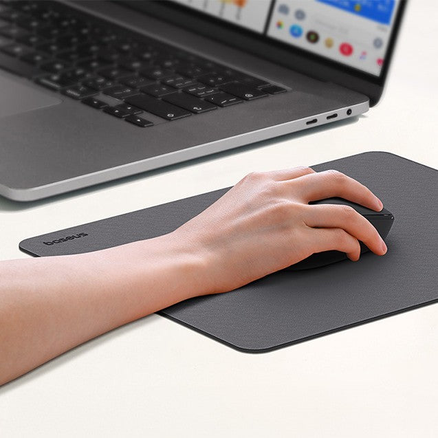 Lädertunn Musmatta 260x210mm, grå