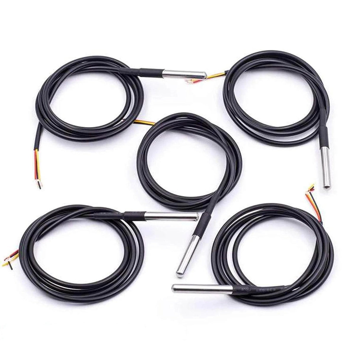 Temperatursensor DS18B20 1m, digital för RPi/Arduino