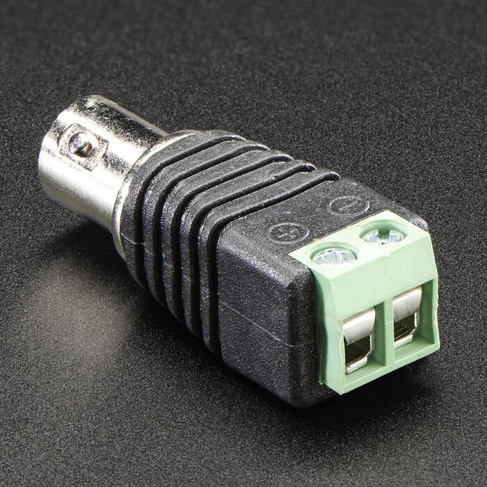 BNC-adapter hona skruvplit