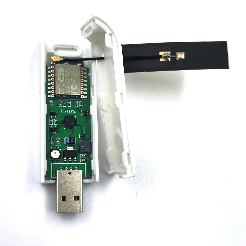 DSTIKE WiFi Deauth Detector V3 - Bärbar ESP8266 Detektor för WiFi Deauthentisering