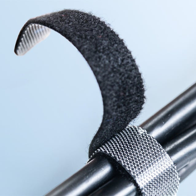 Kardborreband för datorbyggare, rulle för kablar, L:3m B:11mm