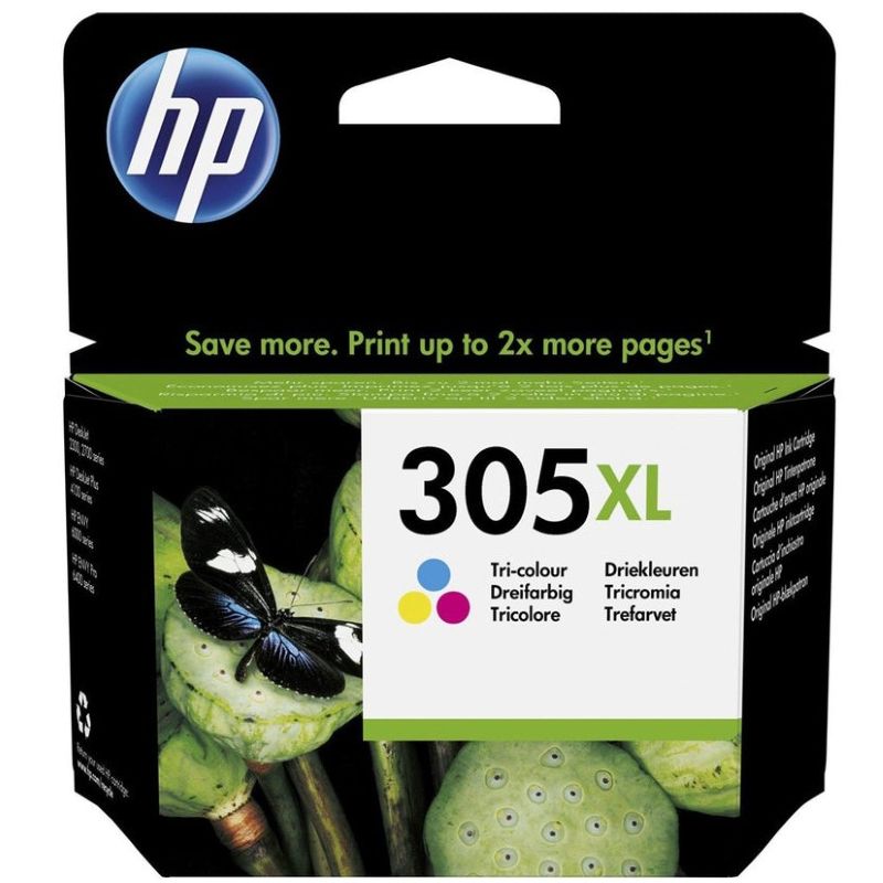 HP 305XL Bläckpatron, Tri-color färg