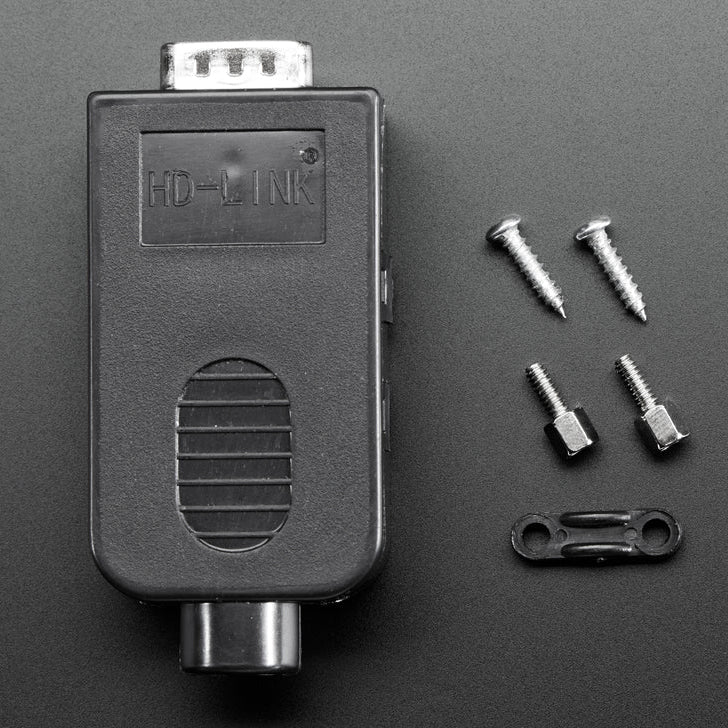 DE-15 (DB15)-adapter hane till 15-poligt skruvterminalblock med kapsling Adafruit 3125
