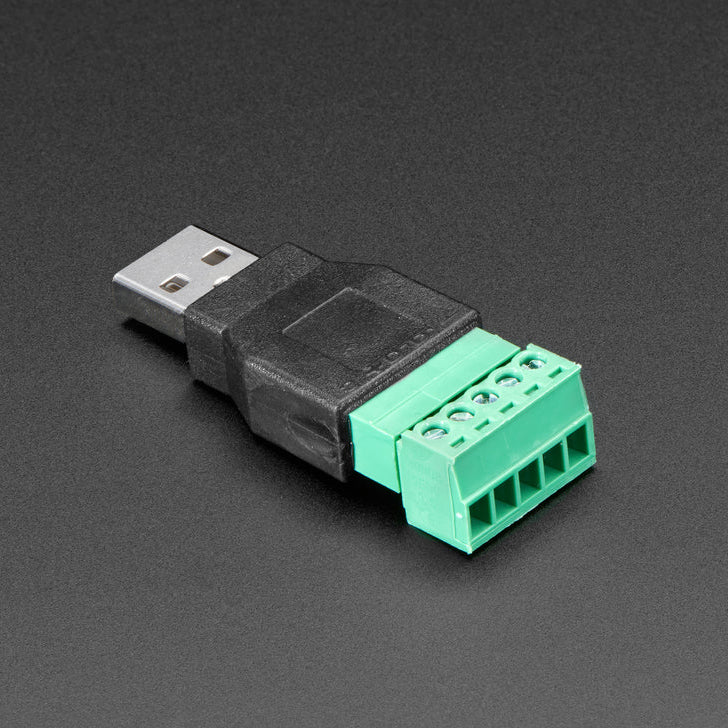 USB-A-adapter hane till 5-poligt skruvterminalblock Adafruit 3628