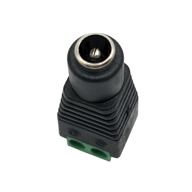 DC-adapter 2,1mm hona till 2-poligt skruvterminalblock Adafruit 368