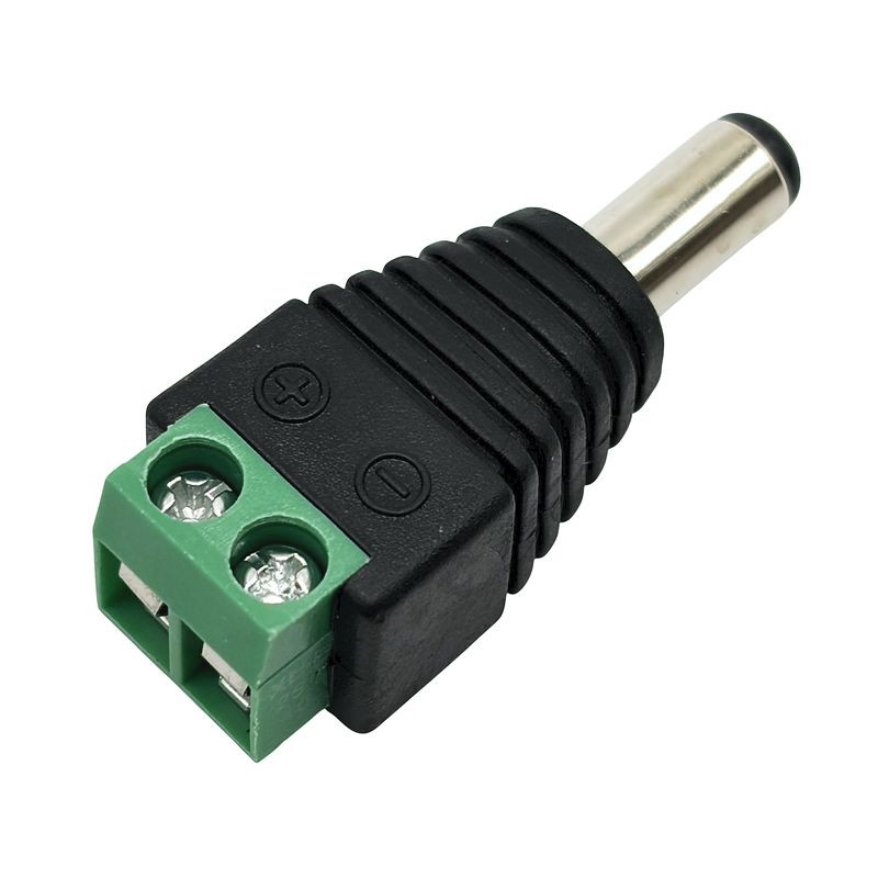 DC-adapter 2,1mm hane till 2-poligt skruvterminalblock Adafruit 369