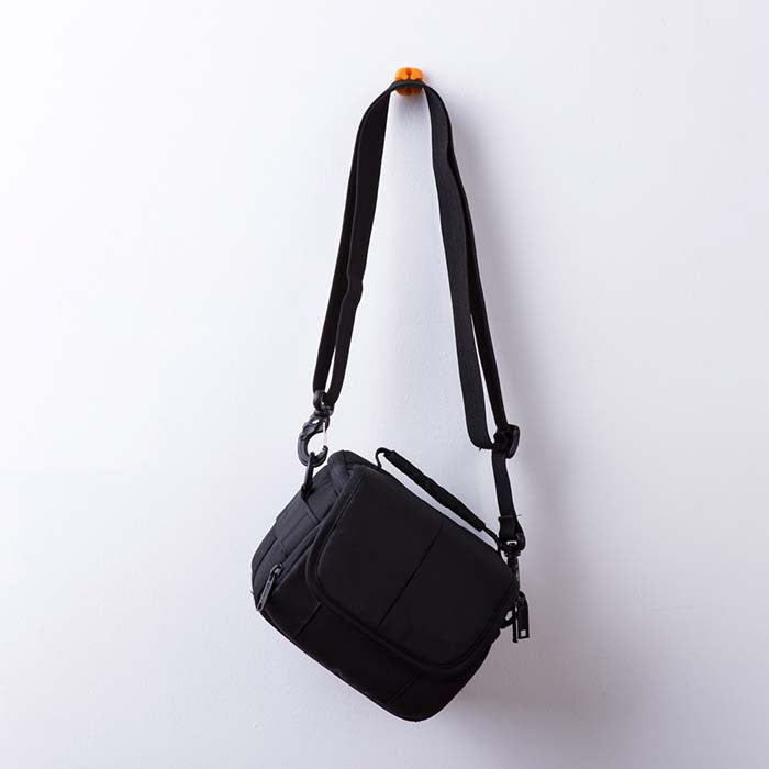 Självhäftande kabelhållare, grå 23x23mm