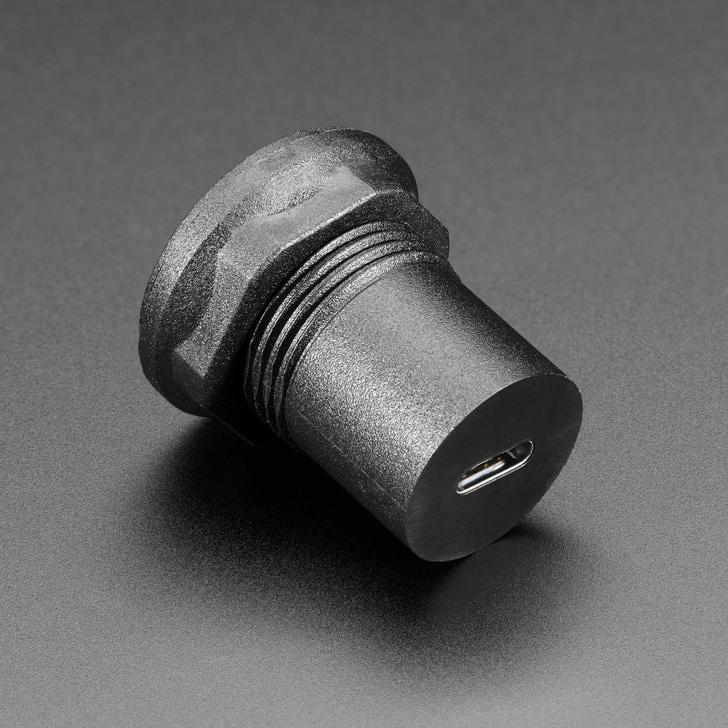 USB-C till USB-C - Rund Panelmonteringskontakt, 30mm