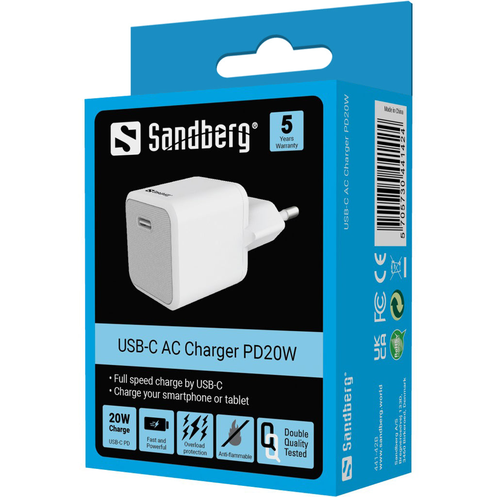Sandberg Laddare USB-C PD20W