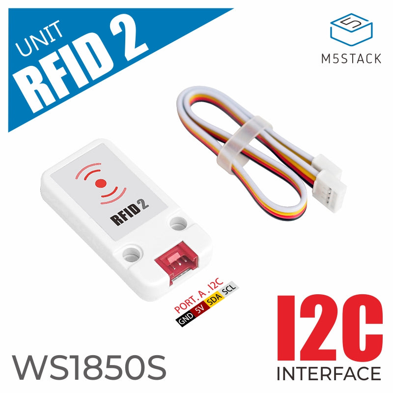M5Stack U031-B - RFID 2 (WS1850S), GROVE-kontakt