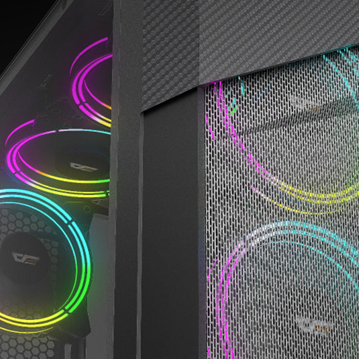 Darkflash CF11 Pro chassifläktar 3-pack ARGB, svart 120x120mm