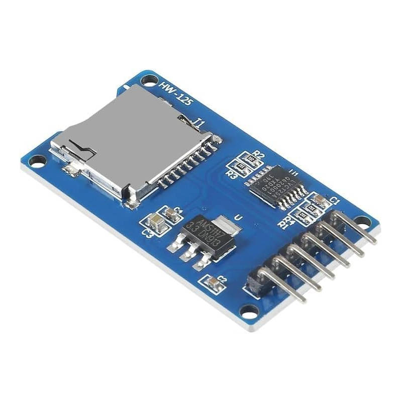 Minneskortläsare, modul för Arduino