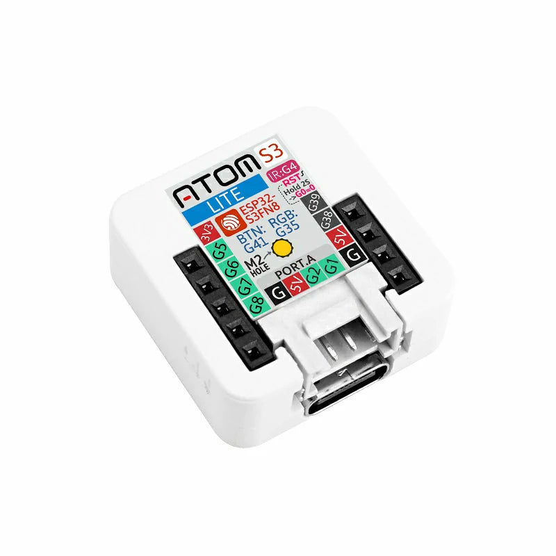 M5Stack C124 - AtomS3 Lite ESP32S3 Dev Kit, Programmerbar Kontroller