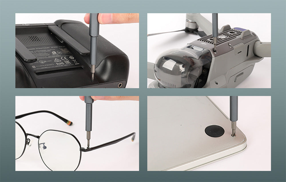 Precisionsmejselsats 25 delar med aluminiumhandtag, EDL241025