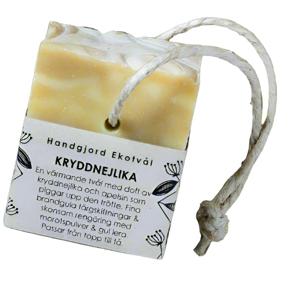 Ekotvål Kryddnejlika, 170g Tvål på hamparep - Fast tvål, kaffe & lakrits - Katoppa.se Karlskoga
