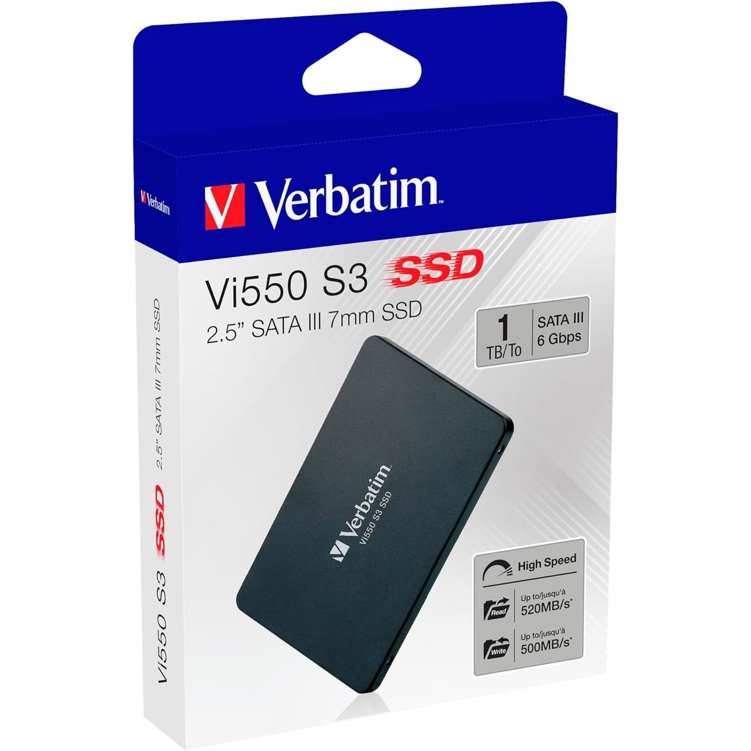 Verbatim Vi550 S3 2.5" SSD, 1TB