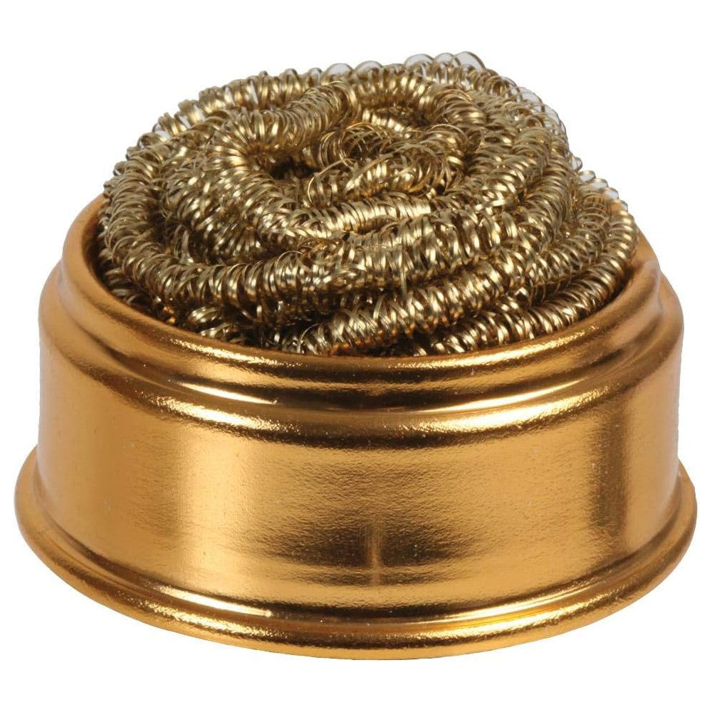 Metallull i burk för rengöring av lödspets, 58x38mm