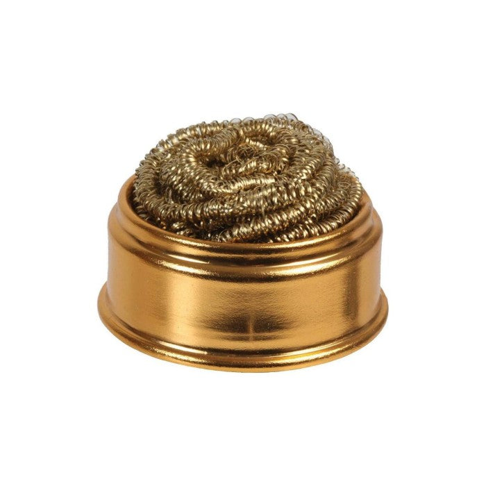 Metallull i burk för rengöring av lödspets, 58x38mm