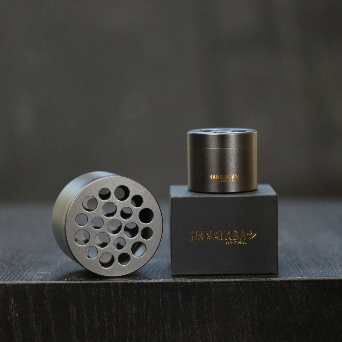 Original Hanataba Pitch Black - Buketthållare, 2-pack