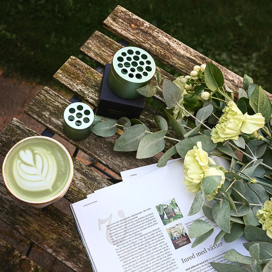 Original Hanataba Matcha Green - Buketthållare, 2-pack