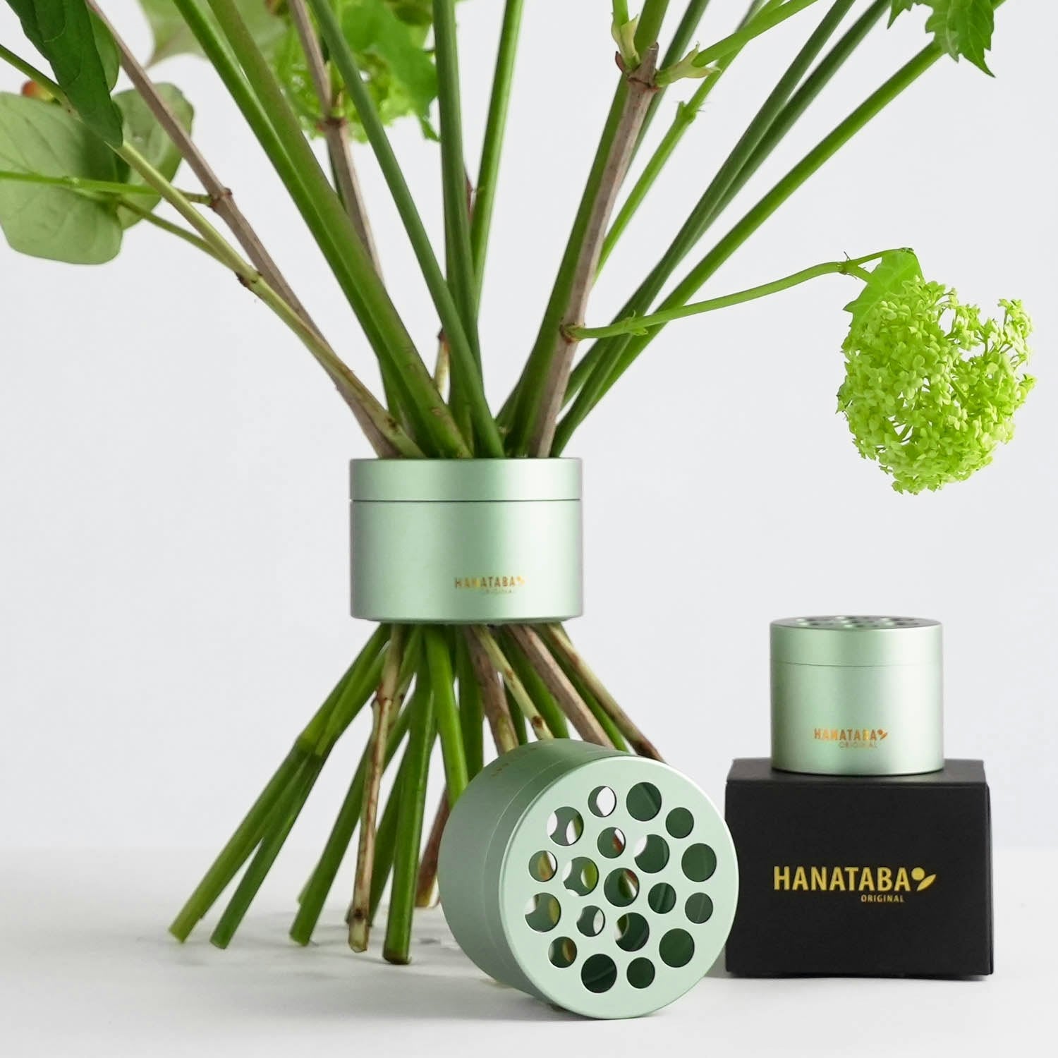 Original Hanataba Matcha Green - Buketthållare, 2-pack