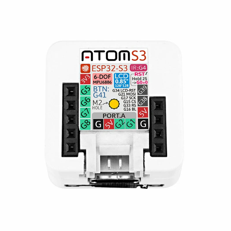 M5Stack C123 - AtomS3 Dev Kit, Programmerbar Kontroller