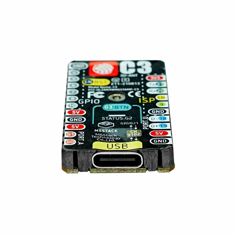 M5Stamp K024-B - C3 (5-pack) - ESP32-C3 RISC-V MCU med Wi-Fi