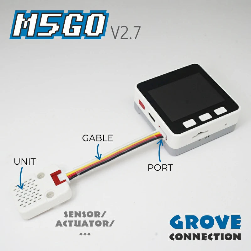 M5Stack K006-V27 - M5GO IoT V2.7 Starter Kit, Programmerbar Kontroller