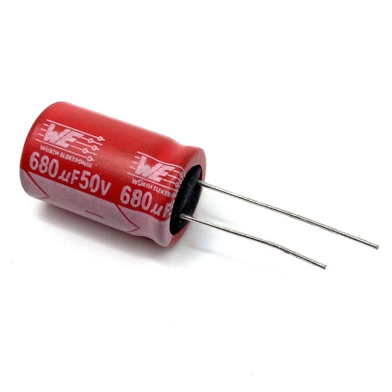 Kondensator 680uF 50V 105C 20x13mm, elektrolyt 860020678024