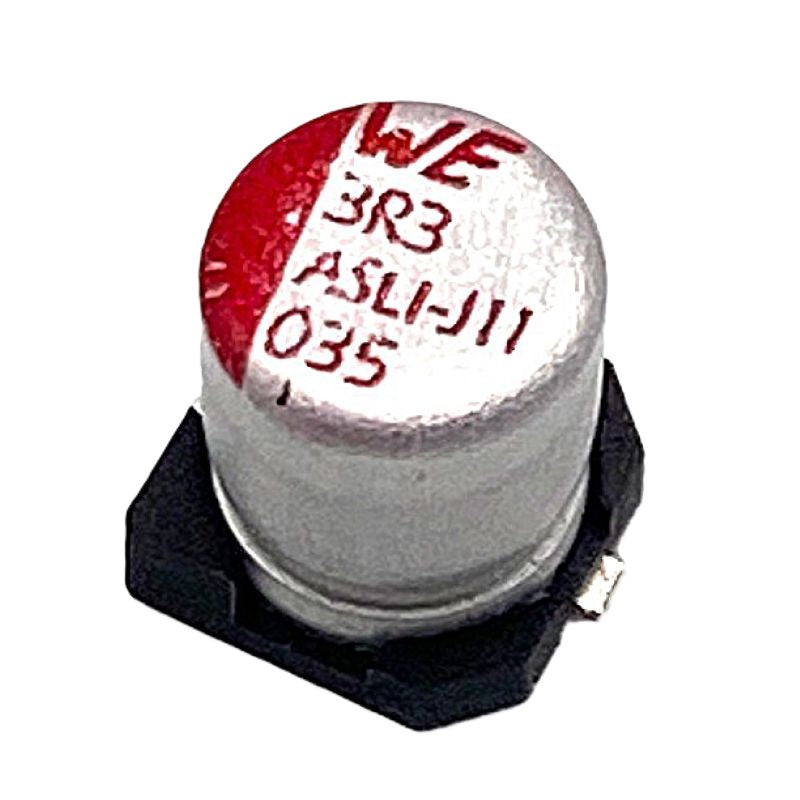 Kondensator 3.3uF 35V 105C 4x5.5mm, elektrolyt SMD WCAP-ASLI 865080540001