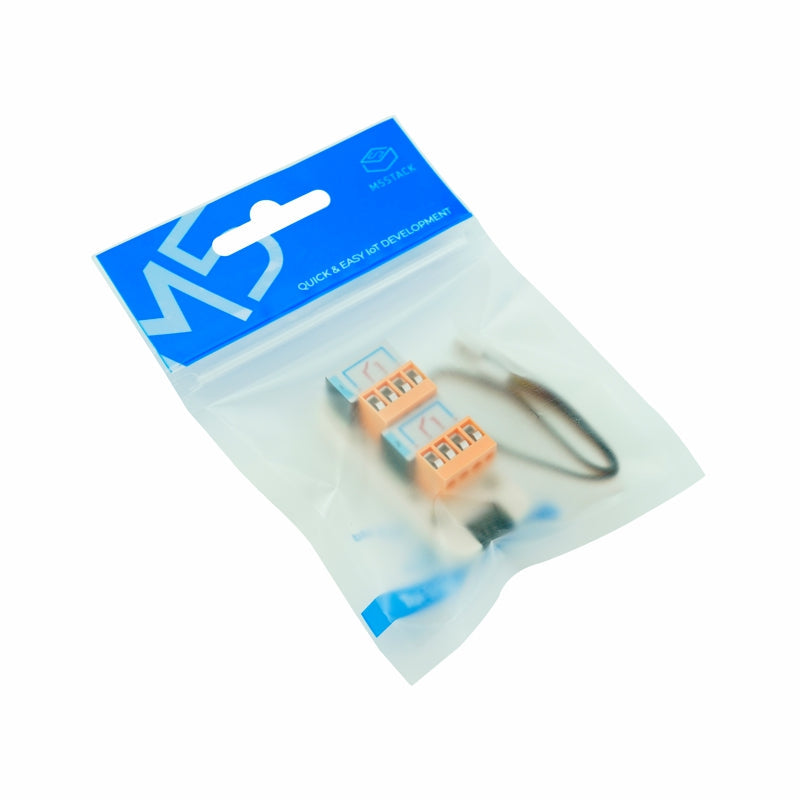 M5Stack U131 - Relä 2-kanaler SPST 250VAC/8A, GROVE-kontakt