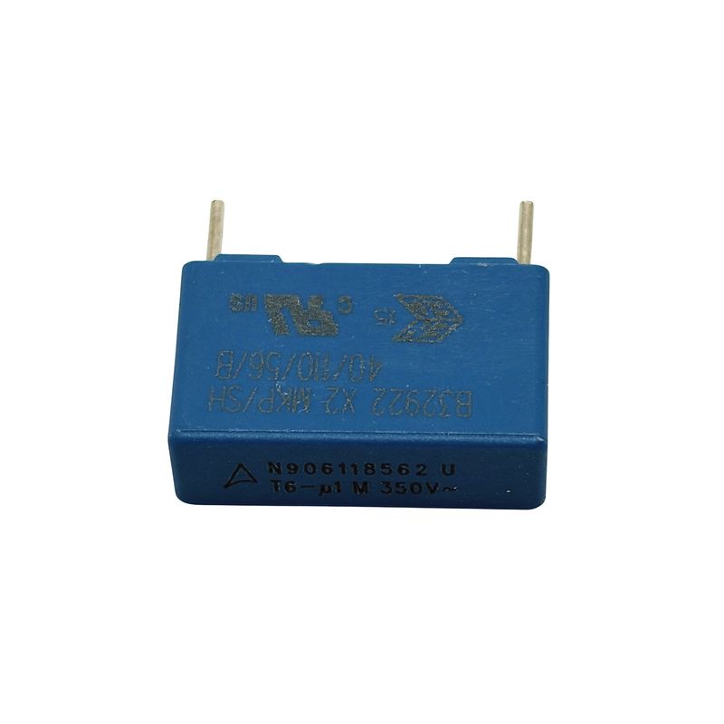 Kondensator X2 0.1uF 350VAC 110°C 18x6x11mm RM15mm, B32922U4104M000