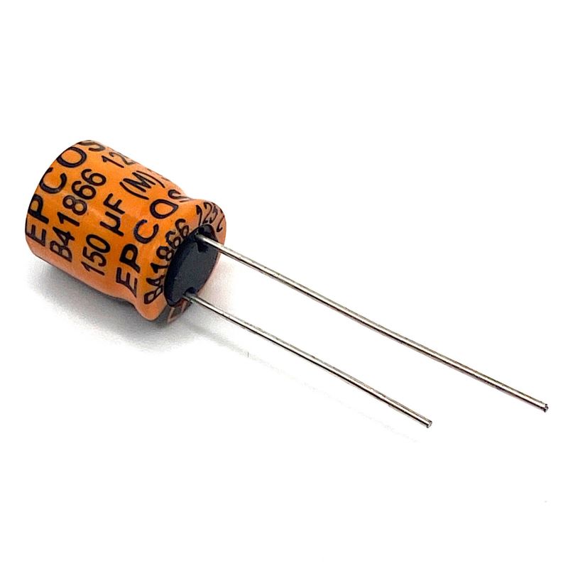 Kondensator 150uF 35V 125C 12.5x10mm, elektrolyt B41866C7157M000