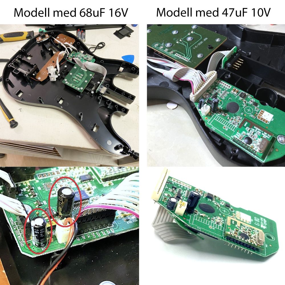 Reparationskit synkproblem Guitar Hero gitarr - PS3, 8 delar