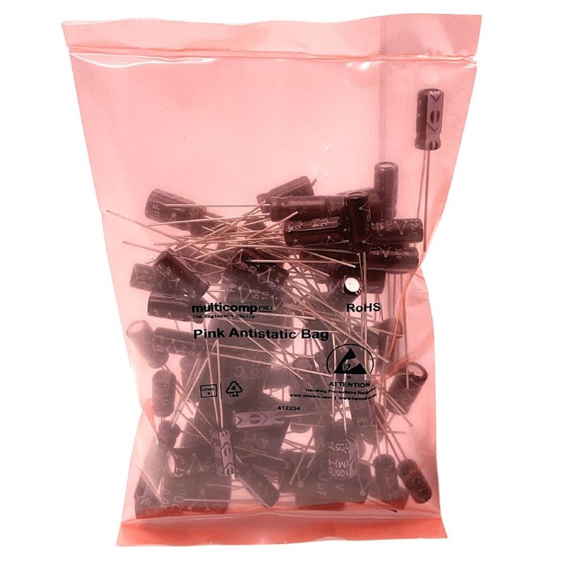 Elektrolytkondensator-kit 50V 0.1-1000uF 105°C 2000h - Grundläggande värden (70 st)